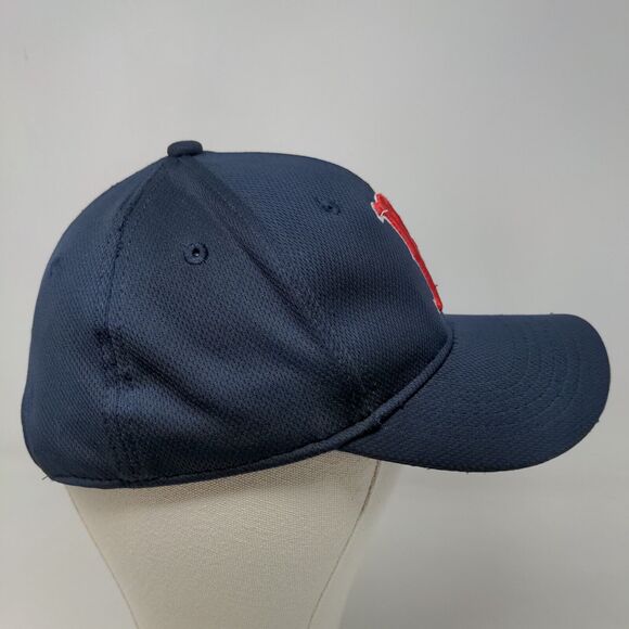 Team MLB Boy's Strapback Hat Blue Embroidered Boston Red Sox Logo Adjustable - Picture 4 of 7